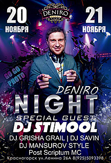 De Niro Night DJ Stimool