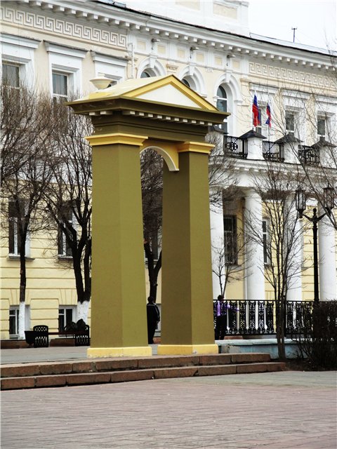 Вход в Сквер им.Ленина