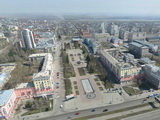 Центр Барнаула с высоты птичьего полета