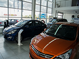 Hyundai, автосалон